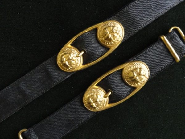 2nd Model Navy Brass Hangers (#28805)